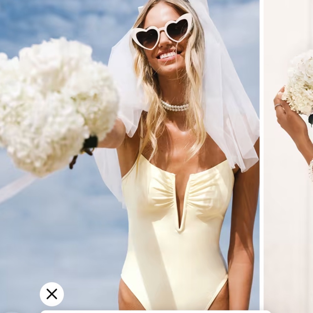 Cupshe Ivory One Piece